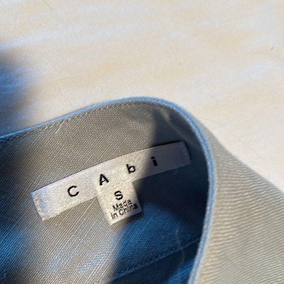 Cabi 100% Linen Maxi skirt Sz S/M Corseted Closure Grey EUC - Picture 6 of 9